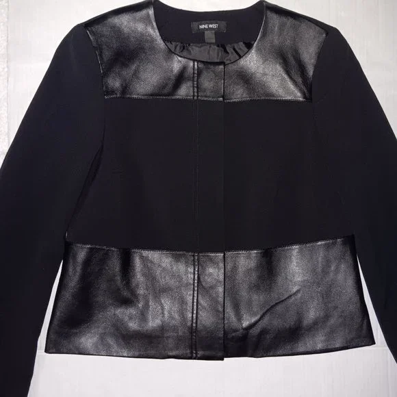 NINE WEST WOMEN'S BUTTON DOWN JACKET - Picture 2 of 8